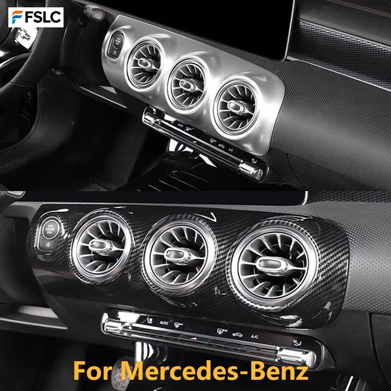 Car Upgrade For Mercedes Benz A Class W177 CLA C118 - LHD Car Interior Air Conditioner Vent Cover Trim Styling