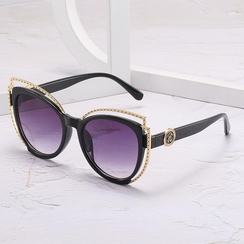 JYL TS Sunglasses Cat Eye Metal Decor Women UV/8316