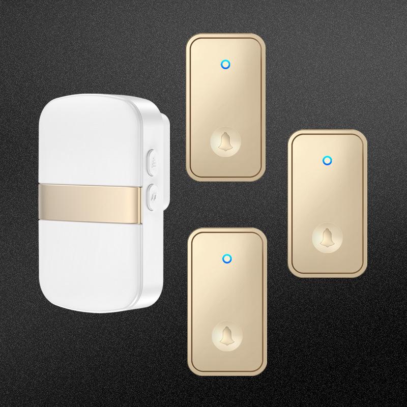 Wireless Waterproof Self-Powered Doorbell for Home with Ultra-Long Range and Remote Control for Elderly.
