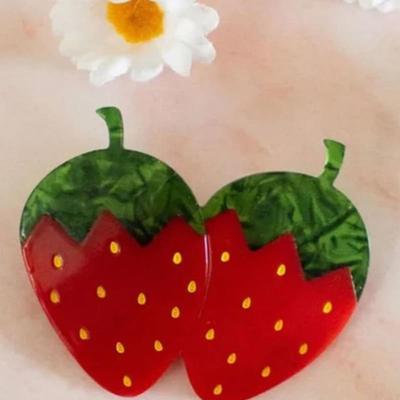 Jenny Lemons Strawberry French Barrette