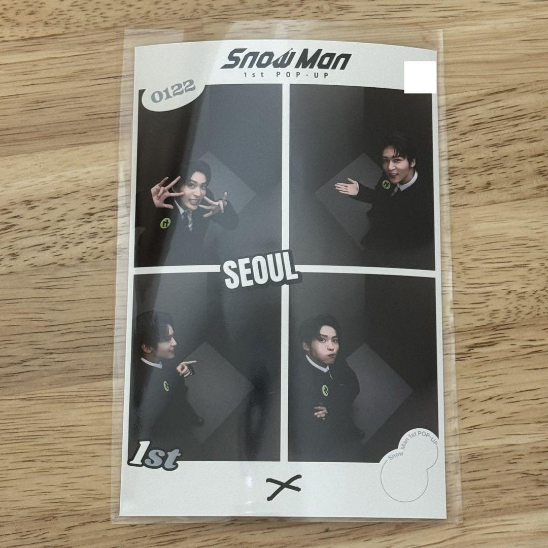 

[USED] SnowMan Meguro Ren popup Pop-up Purikura