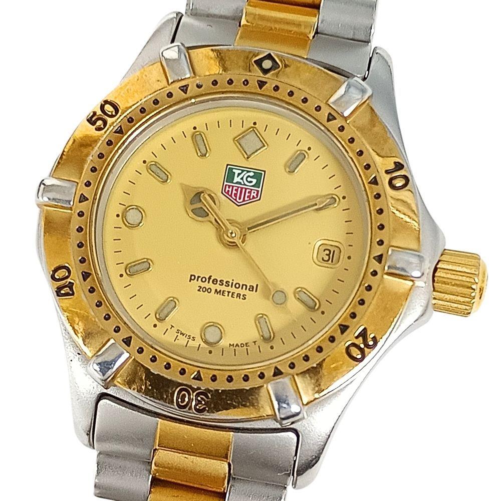 Used [Junk / Unused item] TAG HEUER WE1420-R Professional 200 Quartz Ladies Watch Genuine / C1033