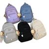 School bag for girls, Instagram-style school bag, simple and versatile computer backpack for junior high, high school, and college students