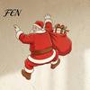 Christmas Room Ornament Wall Sticker, Self?Adhesive Climbing Santa Claus Decals, Funny DIY Scene Decor Holiday Mural for Living Entryway Decals