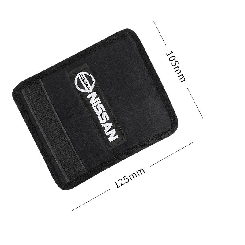 Car interior roof handle plush protective cover for Nissan X-trail Almera Juke Sentra Navara Leaf Accessories