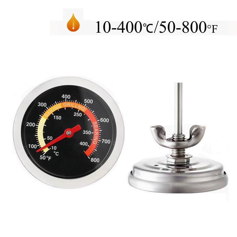 52mm 10℃-400℃ Kitchen Cooking Thermometer Meat Food Temperature Test Meter for Oven BBQ Grill with Probe Heat Barbecue 2