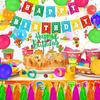 32Pcs Mexican Fiesta Hanging Swirl Decorations - Taco Twosday Birthday, Cinco De Mayo Party Supplies - Taco Party Ceiling Hanging Decorations for