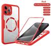 Magnetic For Magsafe 360 Full Body Front+Back Clear Case For iPhone 16 15 11 12 13 14 Pro Max Silicone Bumper Shockproof Cover