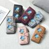 Cute Cartoon Monster Bifold Wallet Fashion PU Leather Long Purse Portable Card Holder Daily Use Casual Zipper Wallet