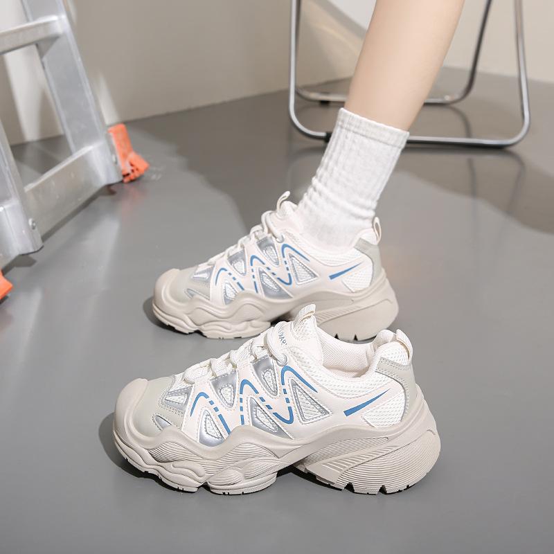 Canvas shoes women's autumn new student Korean version ins versatile thick baseplate shoes spring and autumn casual shoes