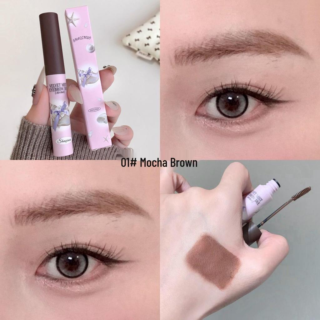 Shaqinuo Velvet Mist Brow Tint: Waterproof, Sweat-Proof, Long-Lasting, Natural Brows for Beginners