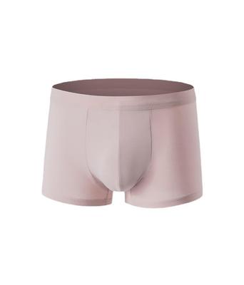 Men's Plus Size Breathable Cotton Boxer Briefs - Quick-Drying, Sweat-Absorbent, Mid-Waist, Solid Color, All-Season Underwear