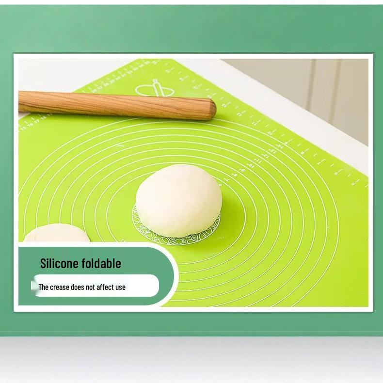 Food-Grade Silicone Kneading Mat - High-Temp Resistant with Scale for Kitchen Use