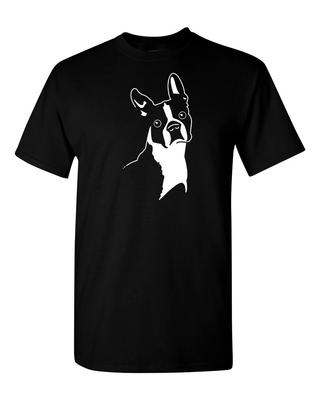 T-Shirt Unisex BOSTON TERRIER Multicolore S-XL SPEDIZIONE GRATUITA! Cani Amanti degli Animali Domestici Regalo