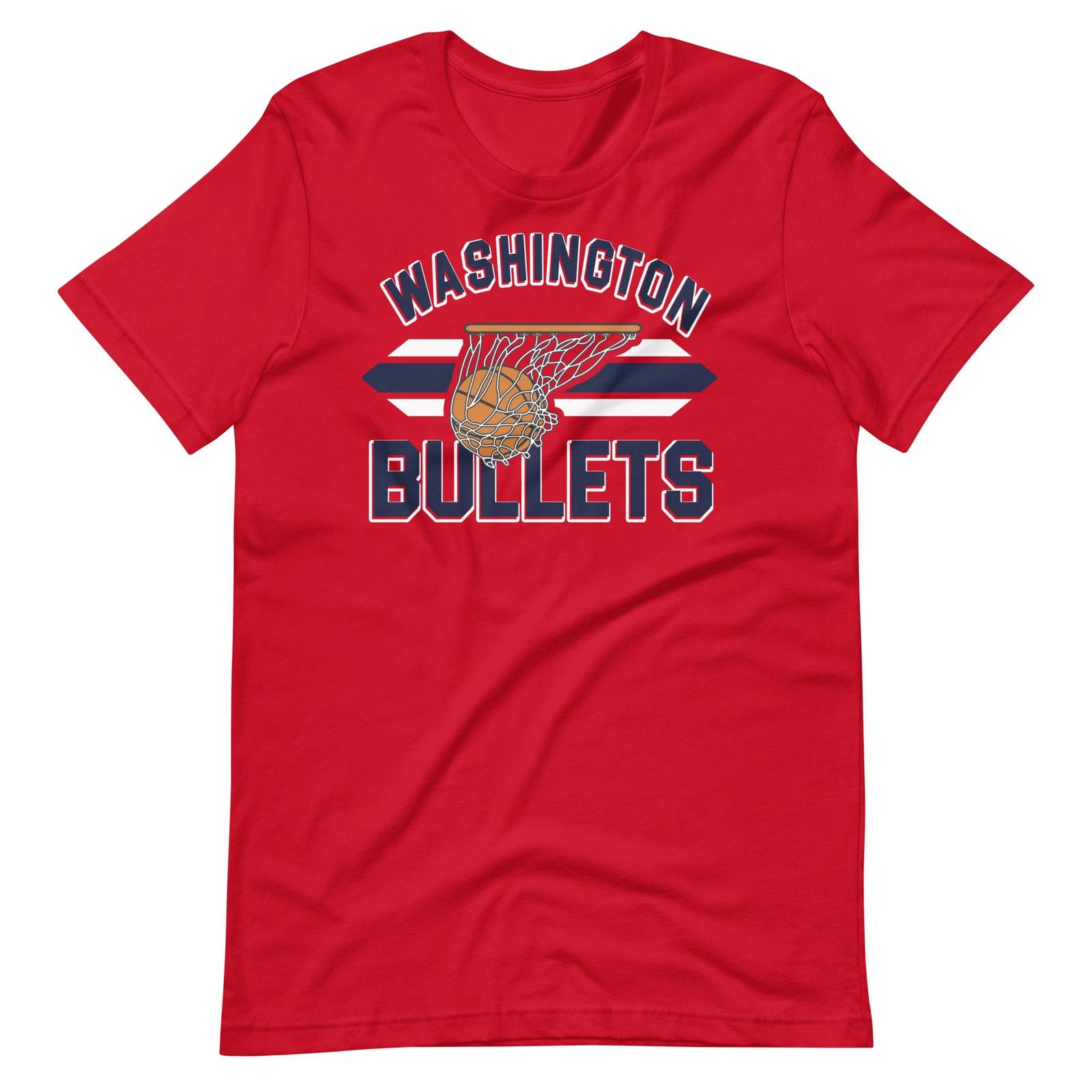 

Washington Bullets Vintage Retro Graphic Tee Shirt Unisex t-shirt L