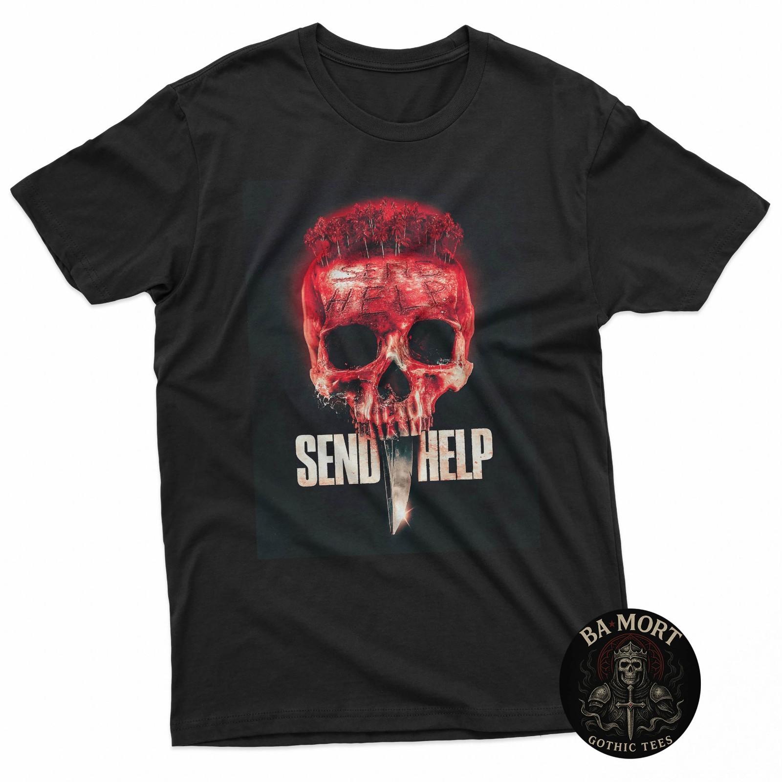 

Send Help Red Skull T-Shirt 5XL різнокольоровий