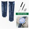 20mm Arc joint watch Strap For Rolex Genuine Leather watchband Submariner Daytona GMT men Original Style cowhide watch bracelet