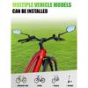 RBRL Wide Angle Bike Mirror Handlebar Ultra Clear Left Right Rearview mirror with Extended Mirror Arm for Electric Scooter