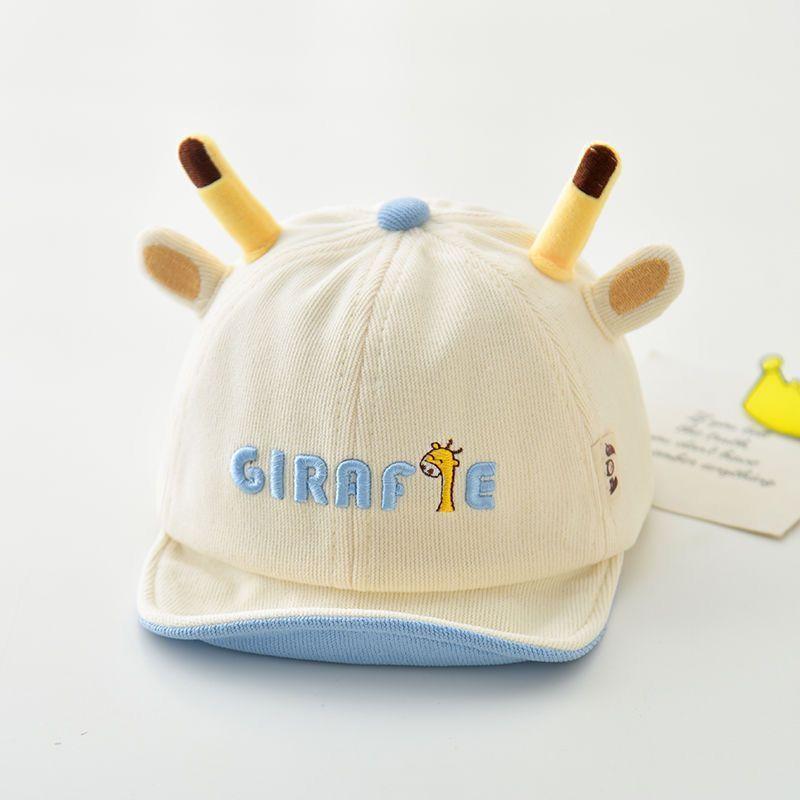 Giraf Deer Antler Baby Baseball Cap For Spring Autumn Sun Protection