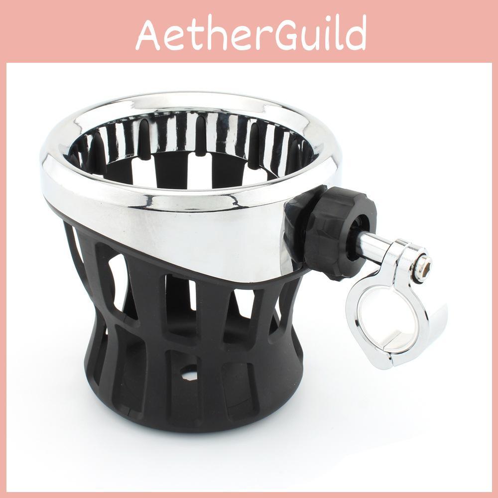 Stylish Cup Motorcycle Holder Effective Black Color For 218mm To Tubing 254mm