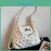 Pu Small Dog Shoulder Bag With Colorful Polka Dots For Daily Use And Casual Outings