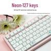 127-Key Neo XDA Height Gaming Keycaps with Russian & Korean Phonetic