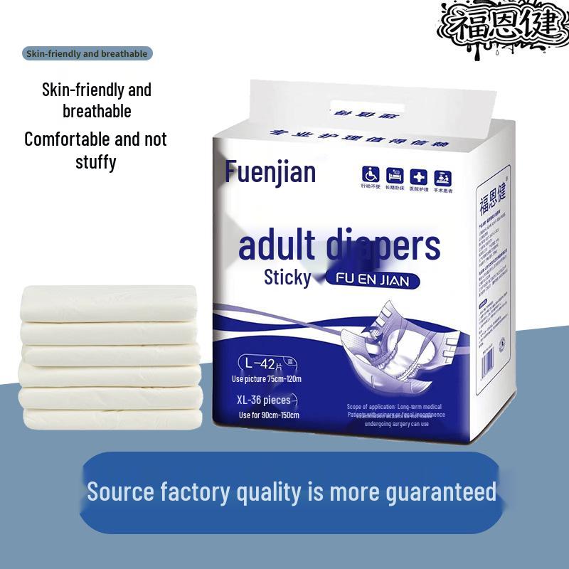 Fu Enjian Pannolini Usa e Getta Unisex per Anziani e Post-Partum Taglia XL, Confezione Grande