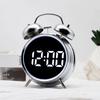 Super Loud Metal Alarm Clock with Strong Ringtone for Heavy Sleepers - Multifunctional Plug-in Children's Clock