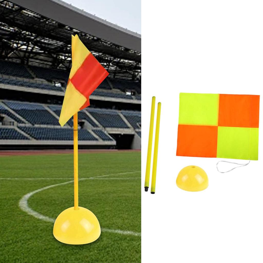 Soccer Corner Flag Soccer Agility Poles Playing Field Equipment for Soccer