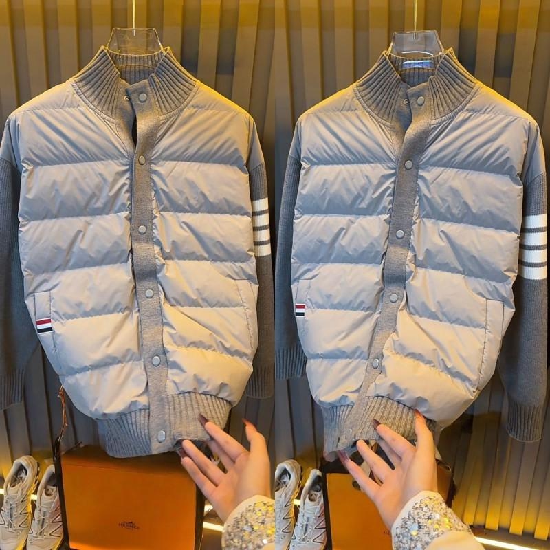 High-Quality Mens Cotton Jacket Slim Fit Trendy Streetwear Versatile Winter Outerwear