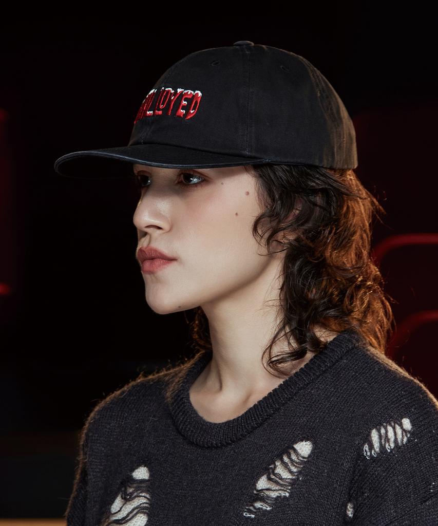 UNALLOYED Snow Logo Cap / Black
