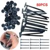 20/50PCS Nylon Universal Cable Tie Buckle Heavy Duty Self-Locking Zip Ties Holder with Pin Fasteners Car Body UV Resistant Zipties