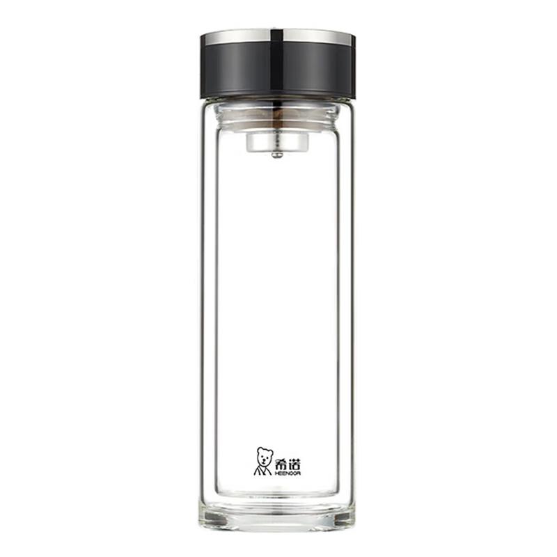 Heenoor Double-Layer Glass Tea Cup with Infuser