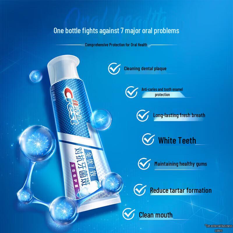 Crest Multi-Effect Toothpaste 180g 3-Pack