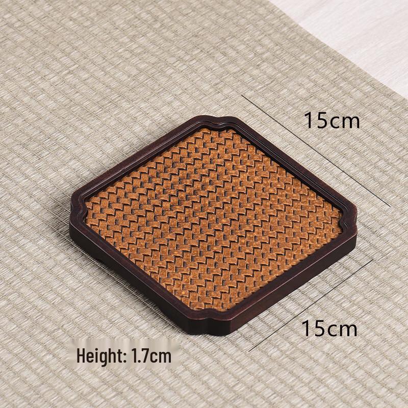 WY Vintage Bamboo Tea Serving Tray