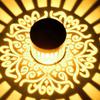 Outdoor Wall Lights Metal Solar Powered Deck Step Stair Lights for Garden Post Patio Decor Gifts for Women Mom