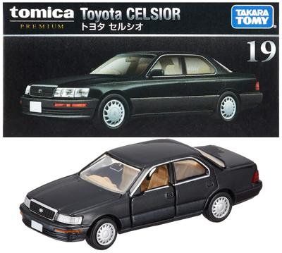 TOMICA TAKARA TOMY Premium 19 Toyota Mini Car Toy Ages Boxed Passes Toy Safety Standards ST Mark Certification TOMICA TAKARA TOMY "Tomica Celsior" 6+