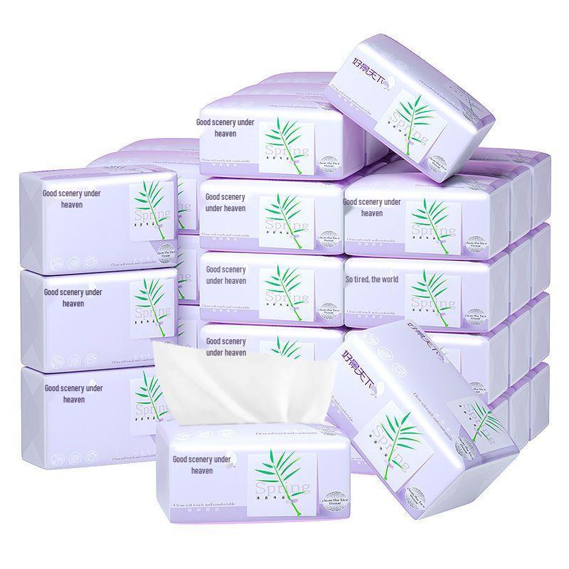 Haojing Tianxia 4-Ply Embossed Paper Towels, 420 Sheets, Facial Tissues, Large Family Value Pack Household Napkins.