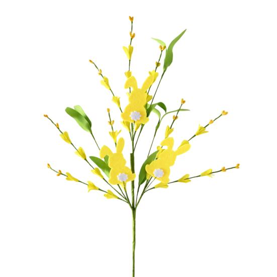 Künstliche Osterhasen-Stecker Frühling Florale Baumzweige mit Ostereiern Fake Zweigstiele für Blumenarrangement Tischdekoration Heimvasen-Dekor