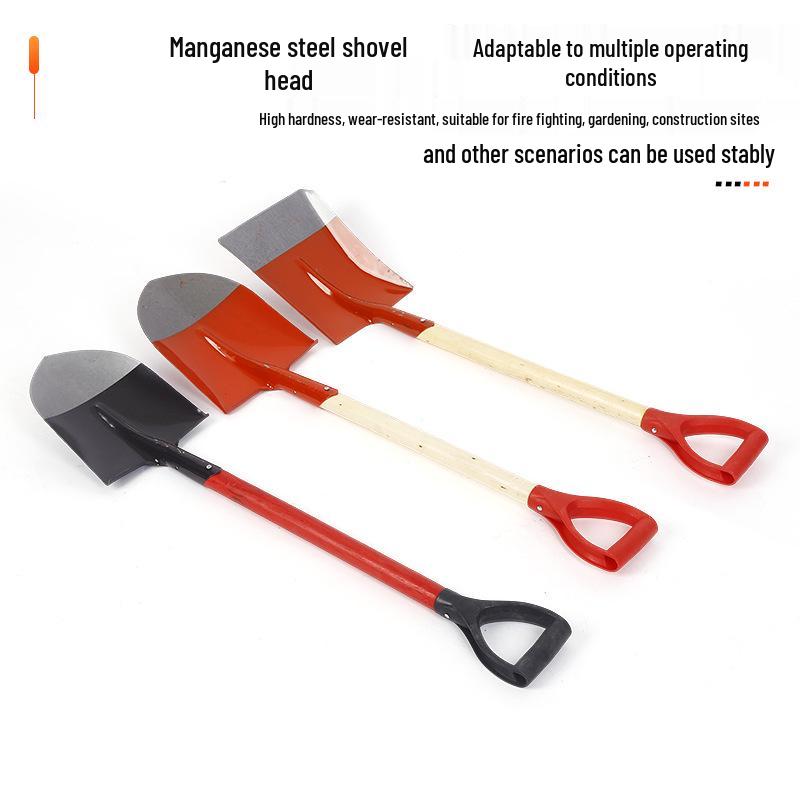 Fire Shovel & Spade for Emergency Rescue, Outdoor Digging, Soil Filling, and Disaster Relief