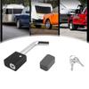 Trailer Hitch Security Lock With 360 Degree Rotation For 2 Inch And 2.5 Inch Receivers Flexible And Secure Attachment