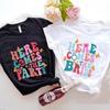 Groovy Retro Bachelorette Party TShirts Here Come The Bride Shirt Bridal Shower Wedding Tees Team Bride Single Farewell Gift