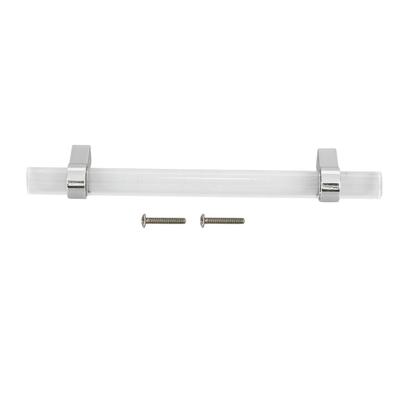 Crystal Acrylic Handle Modern Transparent Drawer Pull Handle for Closets Bookcases Shoe Cabinet