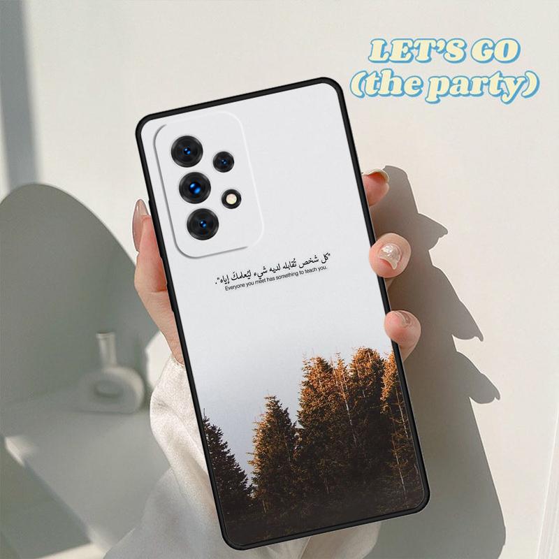 Muslim Surah Ikhlas Islamic Quotes Phone Case For Samsung A42 A31 A40 A51 A71 A32 A80 A91 A52 A72 A20 A21S A50 A70 A11 A12 Cover