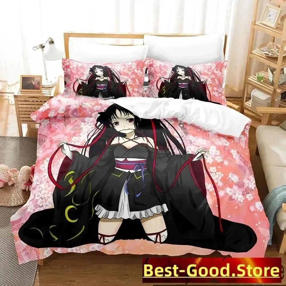 Comforter Anime Unbreakable Machine-Doll Bedding Set Bed Set Comforter King Queen Size Boys Adult