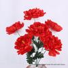 Qingming Festival Peony & Chrysanthemum Grave Decorations - Artificial Flower Ornaments for Tomb Sweeping