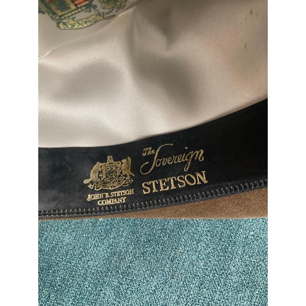 Used Stetson Sovereign Hat Brown Small Size 54-55