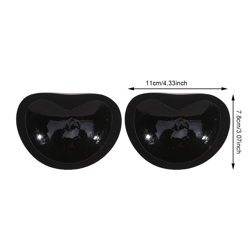 2pcs Silicone Bra Inserts Breast Pads Sticky Push-up Women Bra Cup Thicker Nipple Cover Patch Bikini Inserts for Swimsuit Gifts