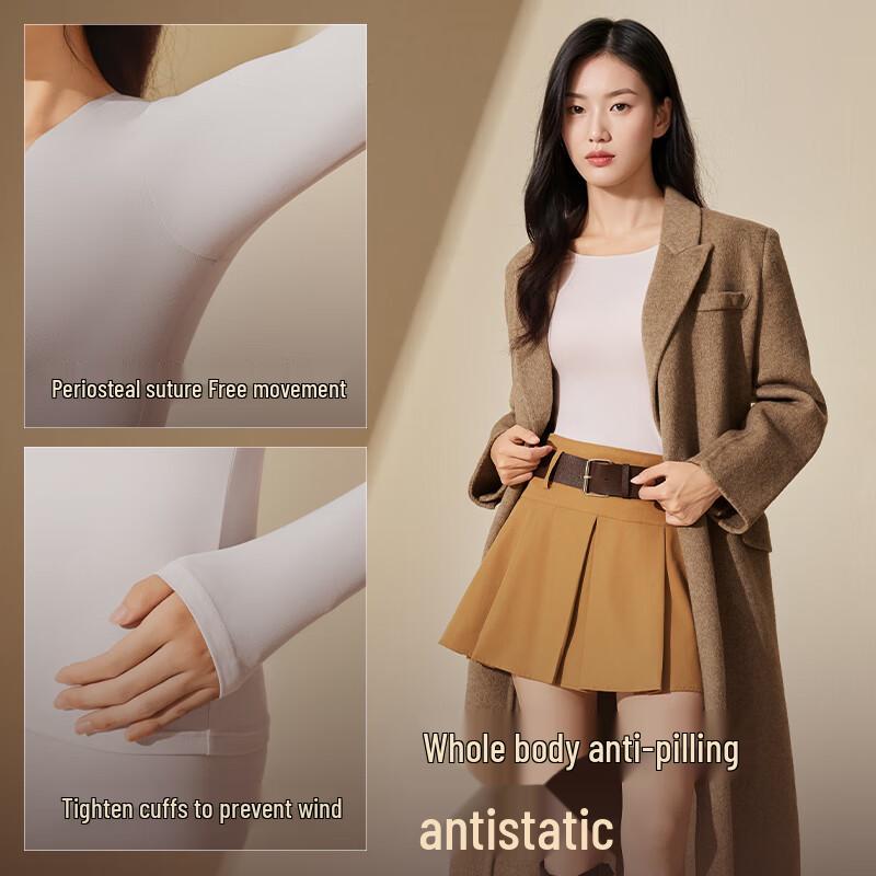 Unisex Ultra-cienki Zestaw Bielizny Termicznej o Zapachu Kamelii