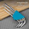 Deli 9-Piece Extended Ball Head Hex Key Set